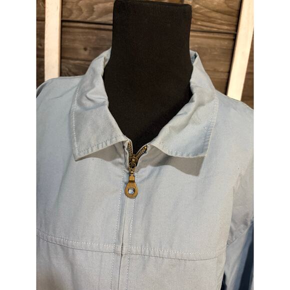 Faconnable light blue bomber jacket men's coast size XL - Picture 2 of 11